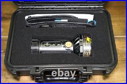 New in Box! Olight Marauder Mini Golden Black Flashlight 7000 Lumen with Case