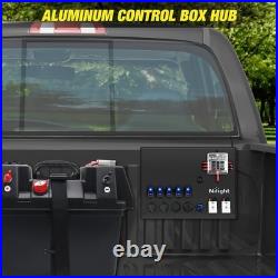 Nilight 12V/24V Camping Electrical System Centre Battery Power Control Box Fuse