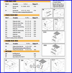 OEM Merritt 3507 No Drill Mounting Kit for Aluminum Side Mount Battery Boxes