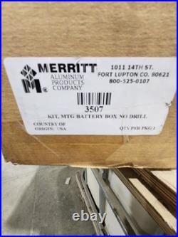 OEM Merritt 3507 No Drill Mounting Kit for Aluminum Side Mount Battery Boxes