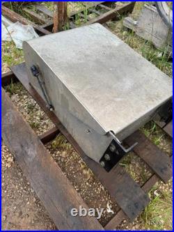 OEM Peterbilt Aluminum Battery Box Assembly Complete with Mounting Brackets