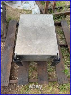 OEM Peterbilt Aluminum Battery Box Assembly Complete with Mounting Brackets