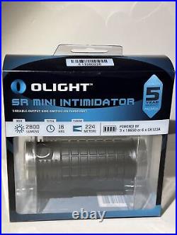 Olight SR Mini Intimidator Flashlight New in Box Discontinued Rare O-Light