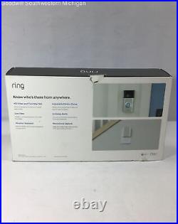 Open Box Ring Video Doorbell 2 and Chime with Rechargeable Doorbell Battery Pack