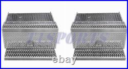 PAIR 30'' Aluminum Step Tool Box Battery Box Diamond Plate Peterbilt 378 379 389