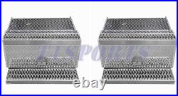 Pair 30'' Aluminum Diamond Plate Step Tool Box Battery Box Peterbilt 378 379 389