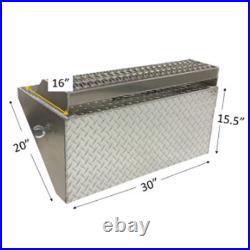 Pet? Rbilt 379/389 Aluminum Diamond Plate Battery Box Lid with Top Step