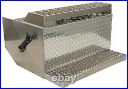 Peterbilt 379,389,388 Battery Box Steps & Straps Aluminum Diamond Plate AM