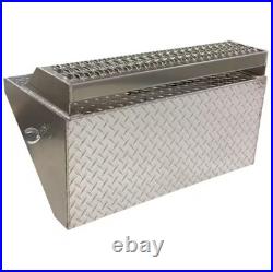 Peterbilt 379 389 Aluminum Diamond Plate Battery Box Lid with Top Step