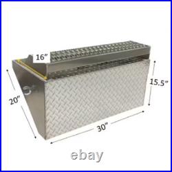 Peterbilt 379 389 Aluminum Diamond Plate Battery Box Lid with Top Step, 30 NEW