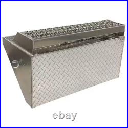 Peterbilt 379 389 Aluminum Diamond Plate Battery Box Lid with Top Step, 30 NEW