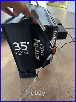 Photo Video Light Aputure Amaran HR672S Batteries & EZ Box two (withAluminum rods)