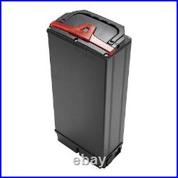 Premium Electric Bike Battery Holder High Capacity Ebike Battery Box in Black