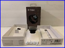 READ Fitbit Versa 3 Health and Fitness Smartwatch with GPS Black New Open Box