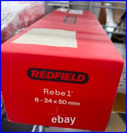 Redfield Rebel 6 24 x 50 Illuminated Rectile Rifle scope 175252 open box store