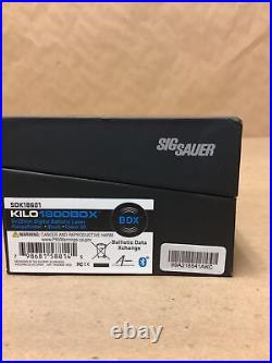 SIG Sauer KILO1800BDX 6x22mm Laser Rangefinder With Case In Original Box