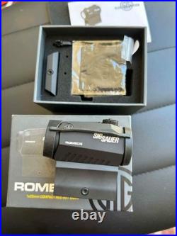 SIG Sauer ROMEO5 1x20mm 2 MOA Red Dot SOR52001 with Both Mounts Box & Manual