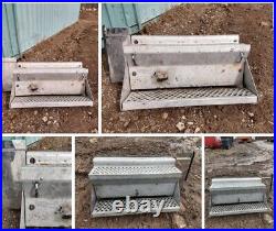 Set Of Commercial Truck Battery Box Steps ALUMINIUM Steps Commercial Truck