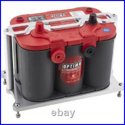 Speedway Standard Polished Billet Aluminum Battery Mount