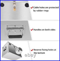 Sturdy Stainless Steel Dual Battery Box Safe for All Outdoor Adventures