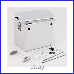 Summit Battery Box Aluminum Polished 11 5/8 Lenx8 7/8 Widthx10 1/4 Height EA