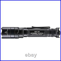 SureFire E2D Defender Tactical LED Flashlight E2DLU-T with 4 123As & Battery Box