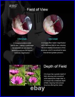 Surgical Head light with Magnifying Loupes for Dental and Ent with Led Headlight