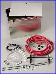 Taylor 48101K Aluminum Battery Box Kit withCables