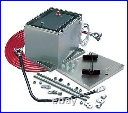Taylor 48101 Aluminum Battery Box with16 ft. 2 Gauge Battery Cable Kit 13.5 in