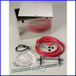 Taylor 48101 Battery Relocation Kit Aluminum Box 2-Gauge Cables Terminals NEW