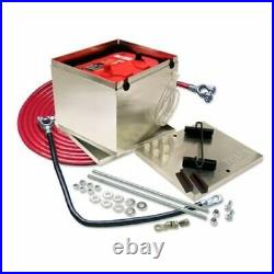 Taylor 48201 Battery Relocation Kit Aluminum Box 2-Gauge Cables NEW