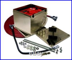 Taylor 48201 NHRA Trunk Mount Aluminum Battery Cable Box Kit 11.25 X 9.5 X 8.75