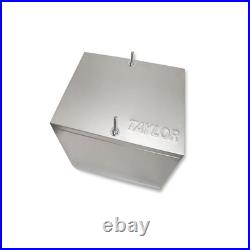 Taylor Aluminum Battery Box withCables 11.25 L x 9.5 W x 8.75 H
