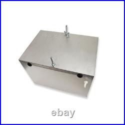 Taylor Aluminum Battery Box withCables 13.5 L x 9.5 W x 10 H