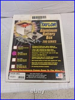 Taylor aluminum battery box 11.25L x 9.5W x 8.75H