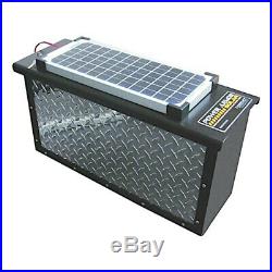 Torklift A7712RS Powerarmor DH Aluminum Lockable Battery Box w Solar Panel