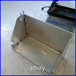 Truck battery box for 3 batteries with aluminum cover # A06-57114-001