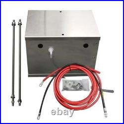 UPR 9005 Battery Relocation Kit With Aluminum Battery Box Mustang 1965-2014