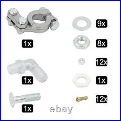 Universal Aluminum Battery Box Relocation Kit Billet Race Off-Road Accessory f