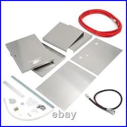 Universal Aluminum Battery Box Relocation Kit Billet Race Off-Road Accessory f