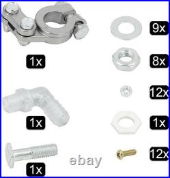 Universal Aluminum Battery Box Relocation Kit for All Vehicles Easy Install