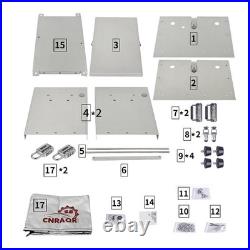 Universal Aluminum Battery Box Relocation Kit for RV/Trailer Waterproof Cover