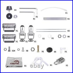 Universal Aluminum Battery Box Relocation Kit for RV/Trailer Waterproof Cover