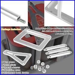 Universal Aluminum Battery Tray Hold Down Trunk Relocation Box 551181