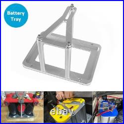 Universal Aluminum Billet Battery Tray Hold Down Relocation Box Mount OEM 551181