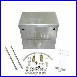 Universal Polished Billet Aluminum Relocation Battery Box Kit with Hardware