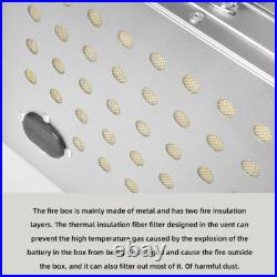 Used 2XL Aluminum Box BAT-SAFE Fireproof Explosion-Proof Safety slight flaw