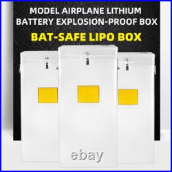 Used 2XL Aluminum Box BAT-SAFE Fireproof Explosion-Proof Safety slight flaw
