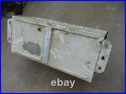 Used Aluminum Battery Box for 2 x Military Square Vehicle Batteries, Neat