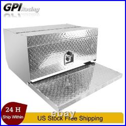 Weatherproof Aluminum Cab Entry Box 31x32x15 Battery Storage Lock For Peterbilt